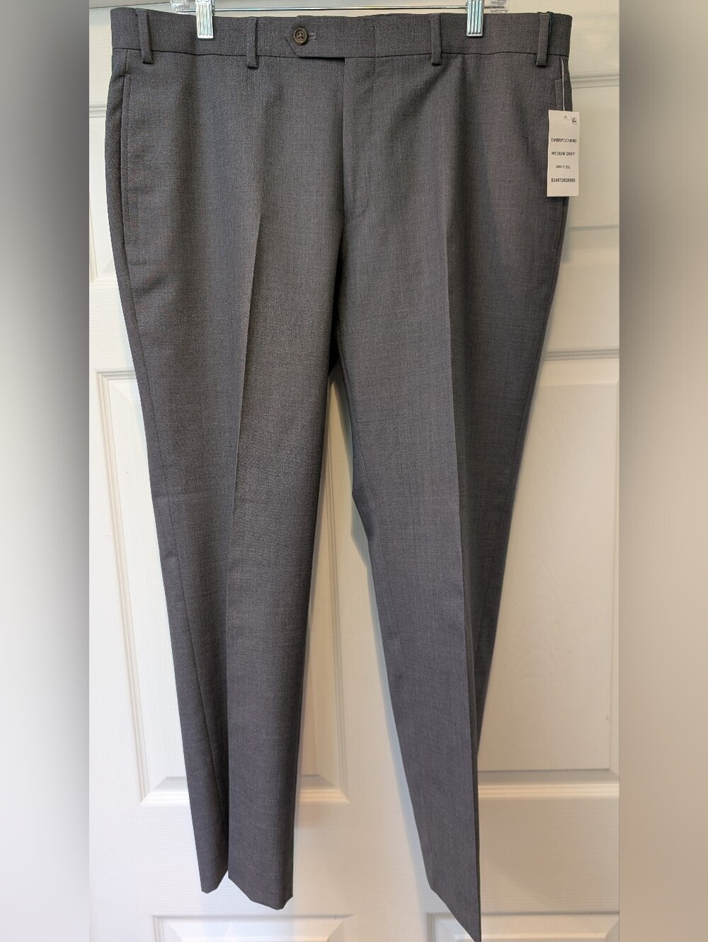 NEW Lauren Ralph Lauren Mens Gray 100% Wool Total Comfort 36x29 Trouser Pant NWT